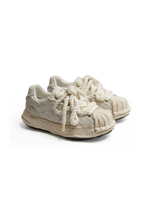 VINTAGE DISTRESSED ROPE SNEAKERS