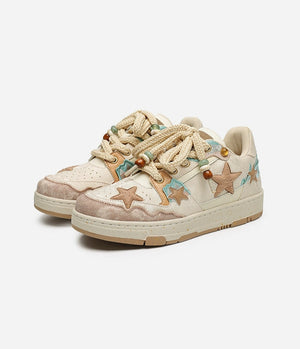 STAR PATCH VINTAGE ROPELACE SNEAKERS