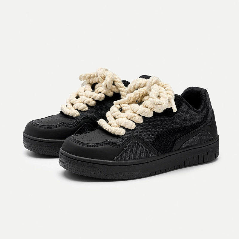 PLATFORM THICK ROPE SNEAKERS