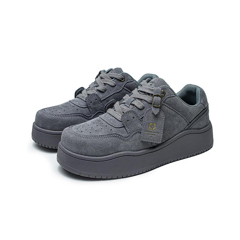 SUEDE LOWTOP PLATFORM SNEAKERS