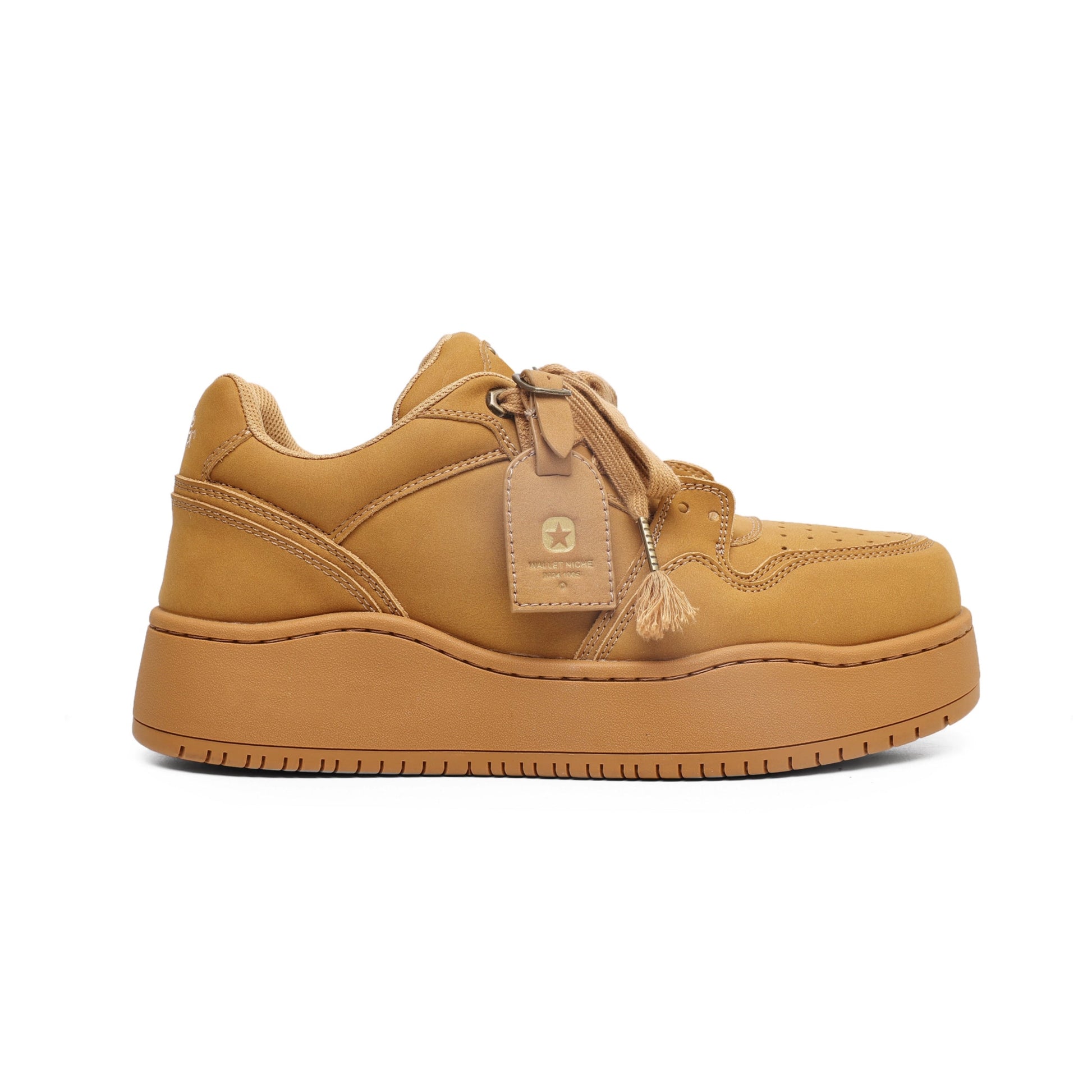 SUEDE LOWTOP PLATFORM SNEAKERS