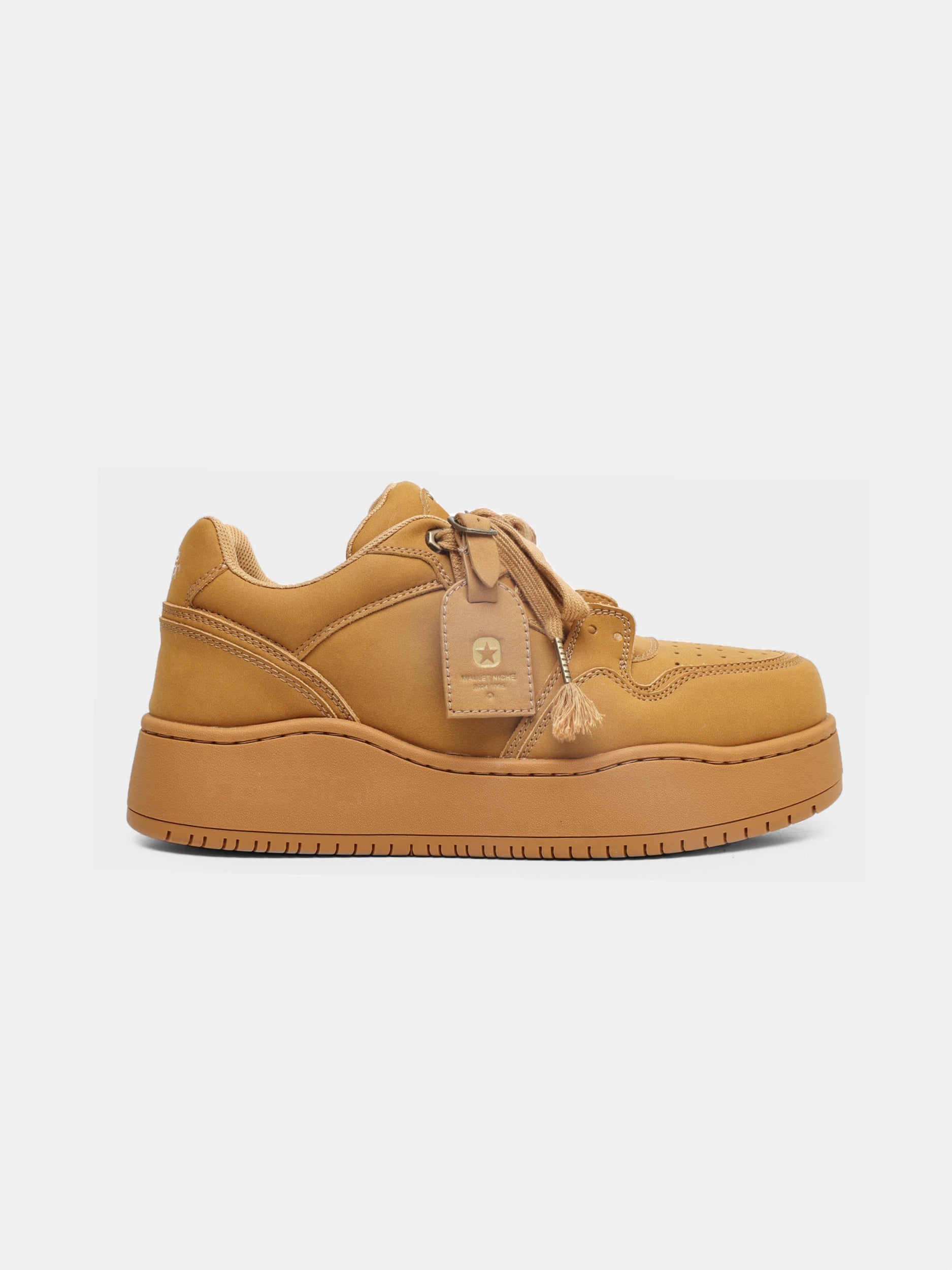 SUEDE LOWTOP PLATFORM SNEAKERS