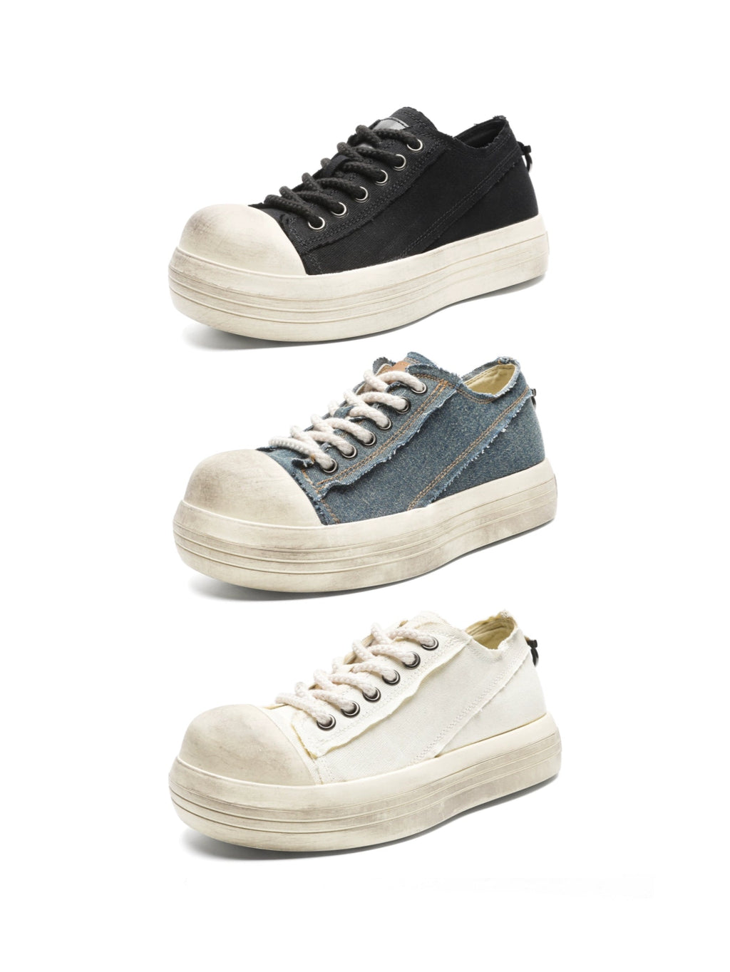 PLATFORM DIRT PROCESSING SNEAKERS
