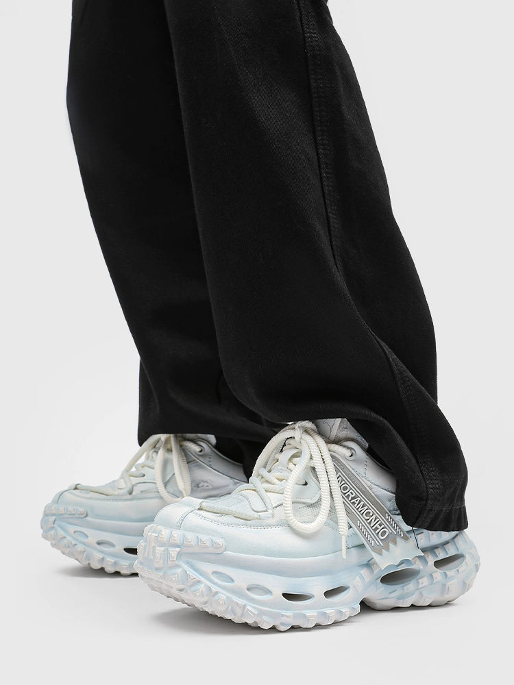 TEXTURED SPIKE SOLE TRAIL SNEAKERS