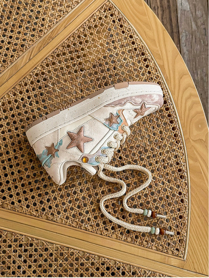 STAR PATCH VINTAGE ROPELACE SNEAKERS