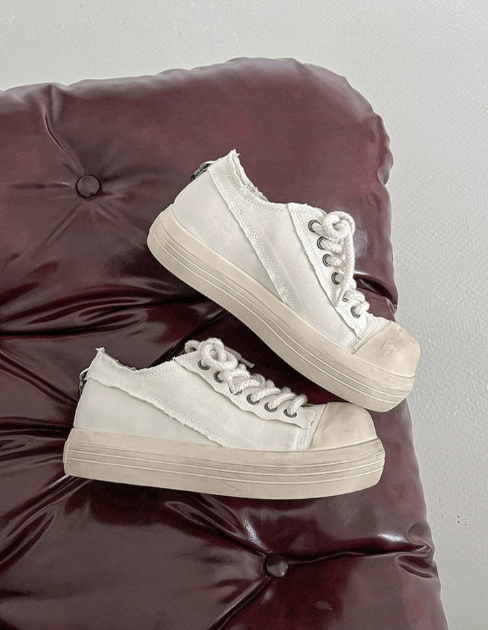 PLATFORM DIRT PROCESSING SNEAKERS