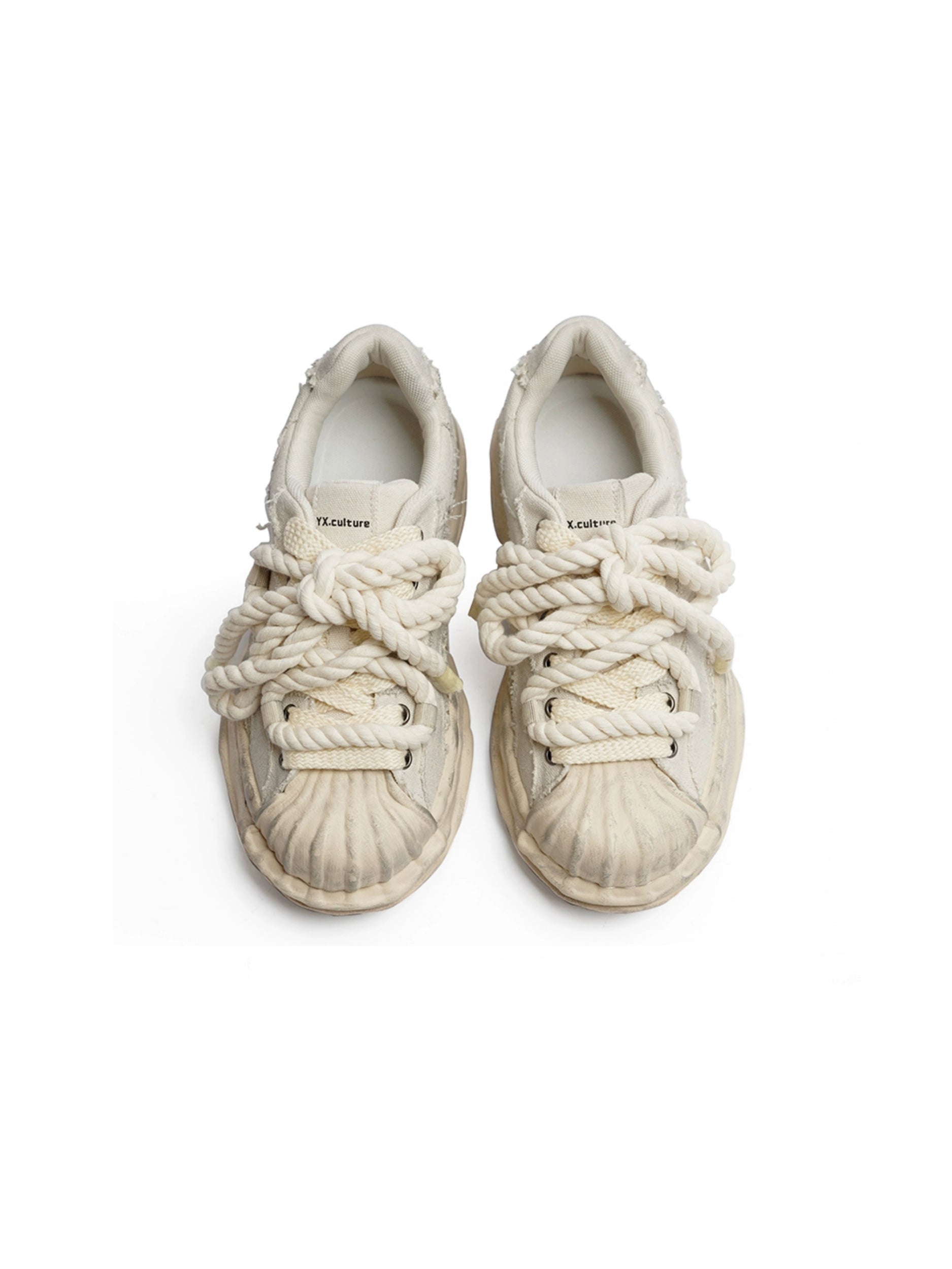VINTAGE DISTRESSED ROPE SNEAKERS