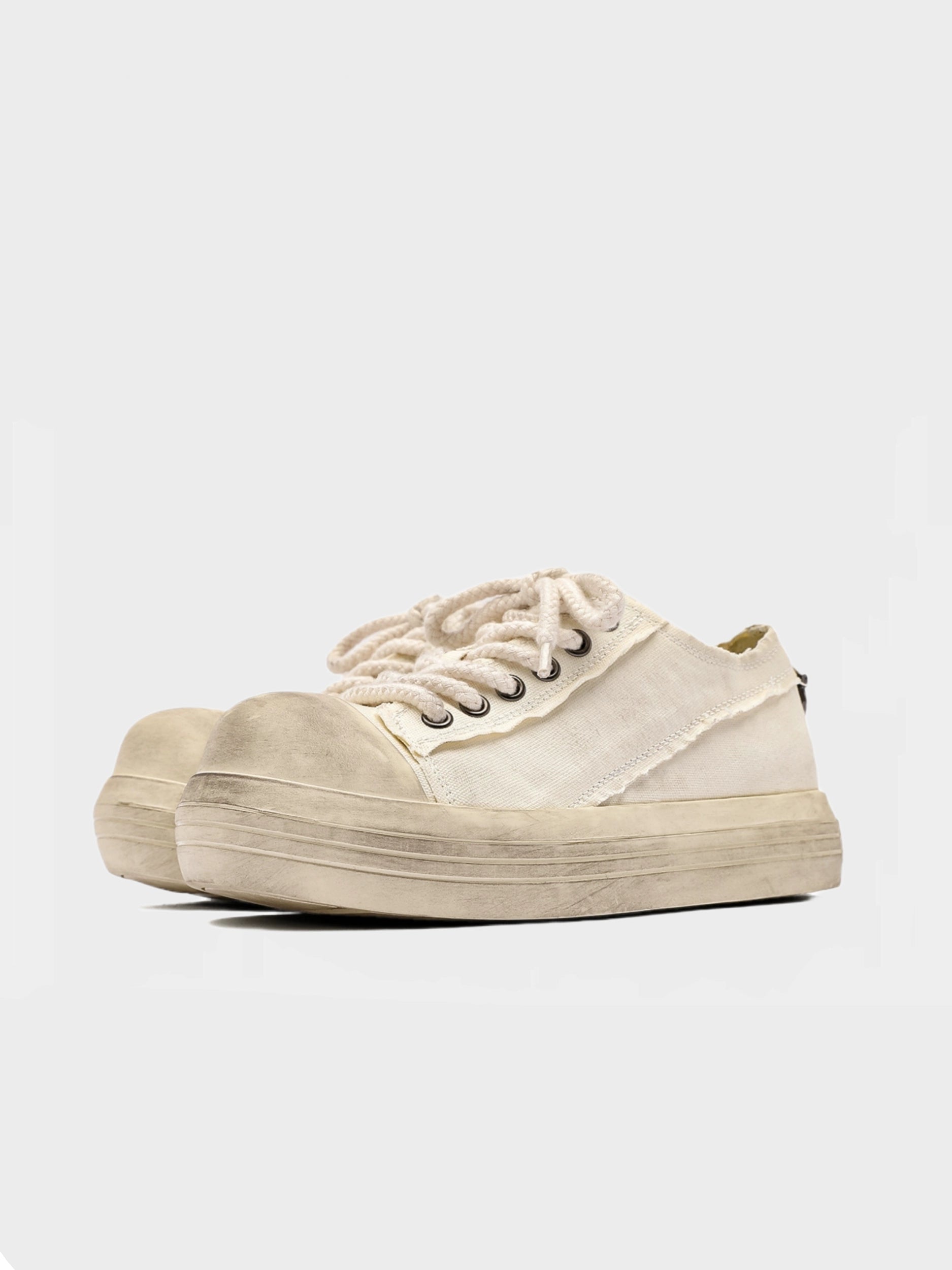 PLATFORM DIRT PROCESSING SNEAKERS