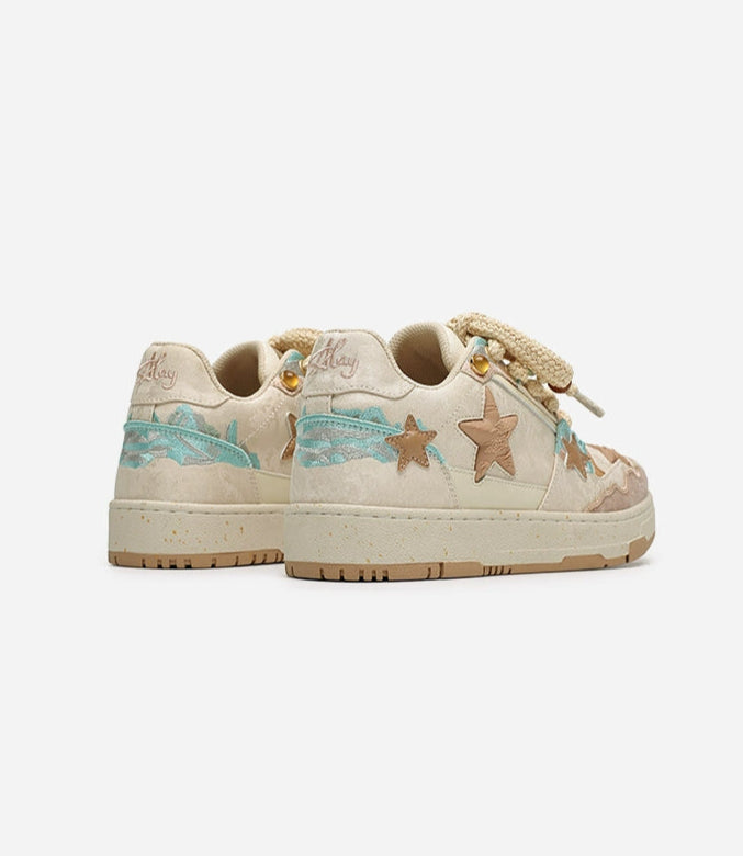 STAR PATCH VINTAGE ROPELACE SNEAKERS
