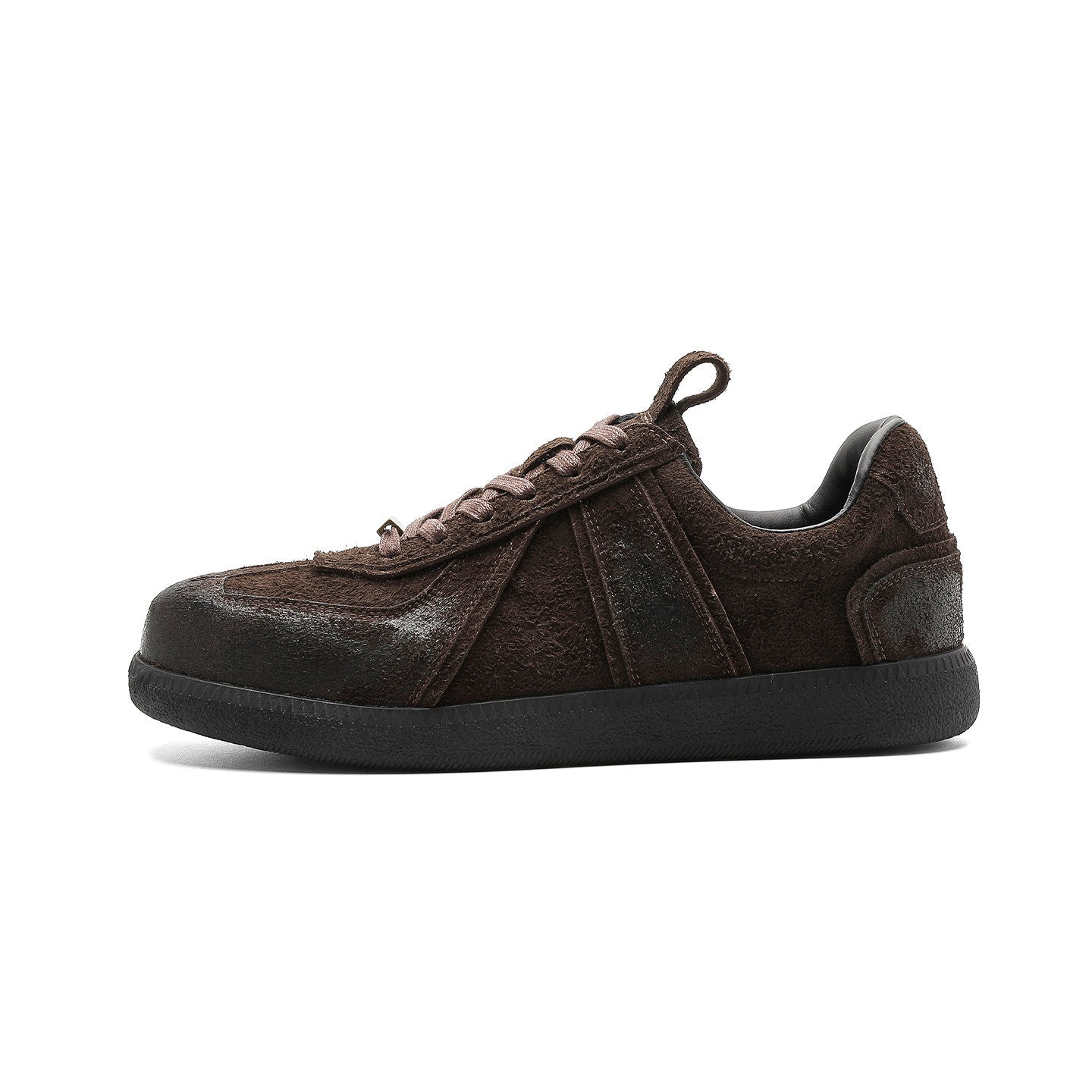 DARK SUEDE VINTAGE LOW SNEAKERS