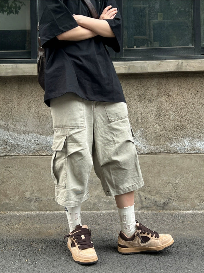 SUEDE PANEL VINTAGE CHUNKY SNEAKERS