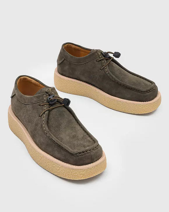 CHUNKY SUEDE MOCCASINS