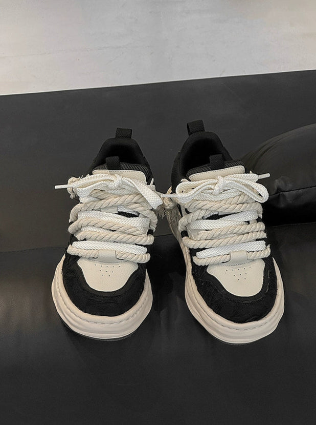TASSEL TWIST PLATFORM SNEAKERS
