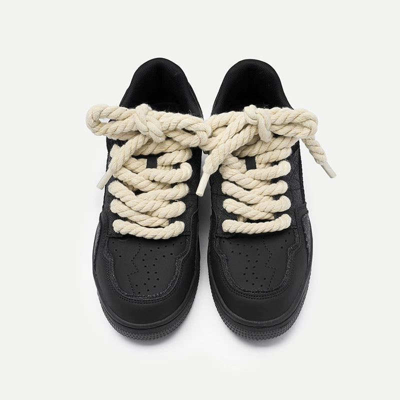PLATFORM THICK ROPE SNEAKERS