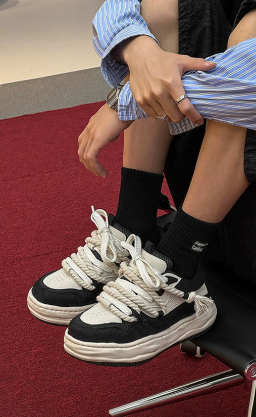 TASSEL TWIST PLATFORM SNEAKERS