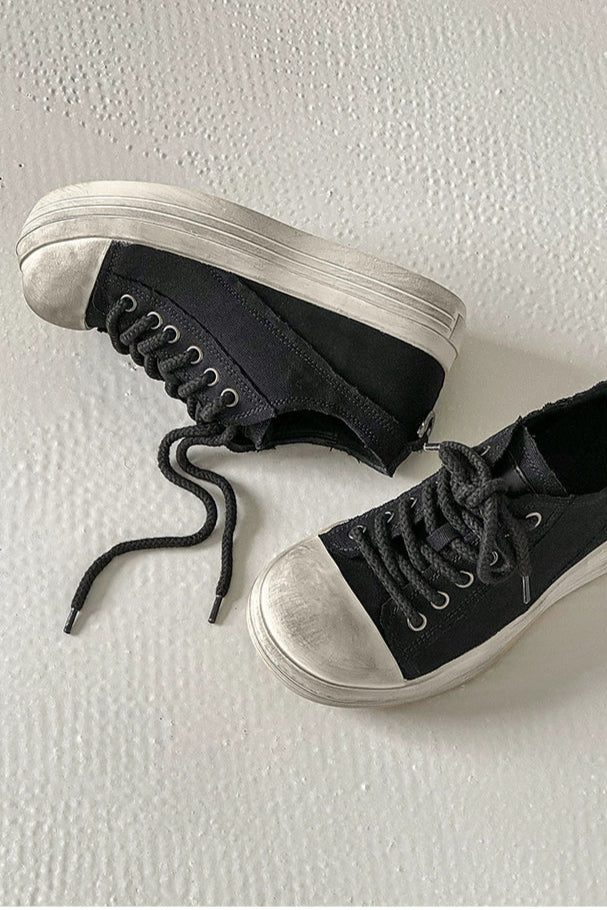PLATFORM DIRT PROCESSING SNEAKERS