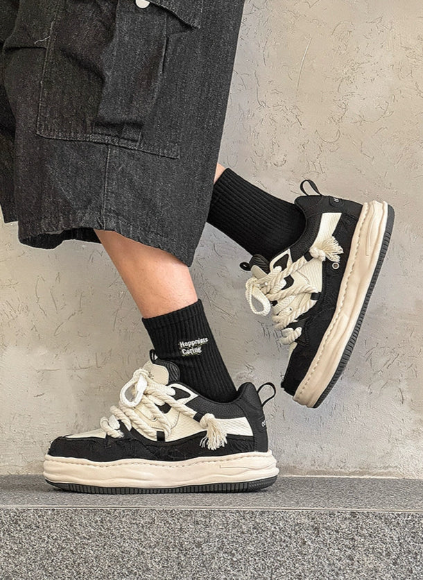 TASSEL TWIST PLATFORM SNEAKERS