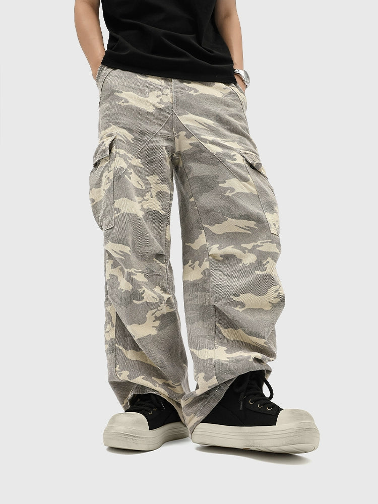 VINTAGE-STYLE HIGHTOP PLATFORM SNEAKERS