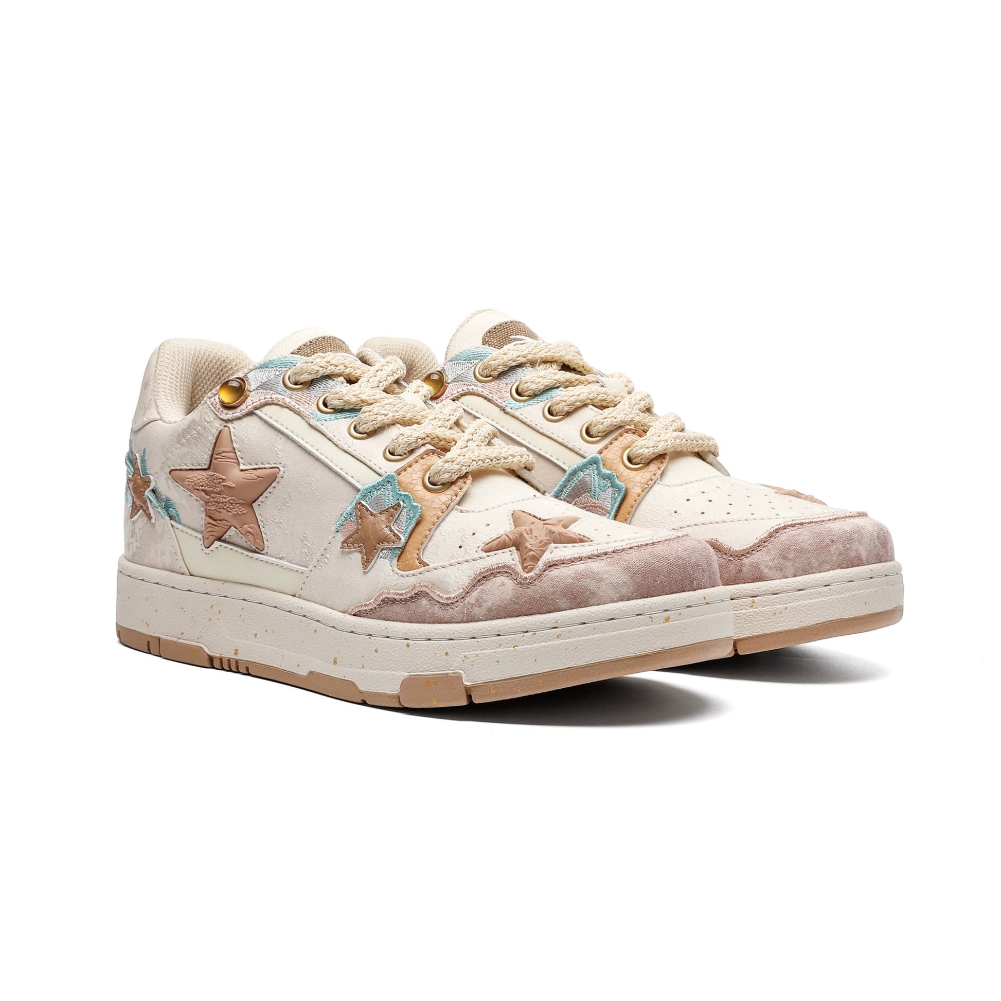 STAR PATCH VINTAGE ROPELACE SNEAKERS