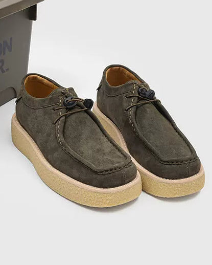 CHUNKY SUEDE MOCCASINS