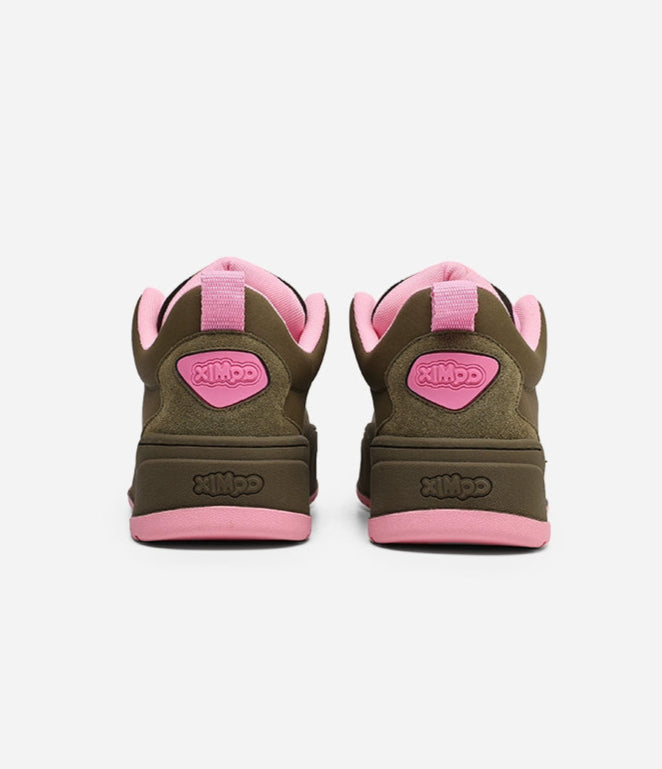 CHUNKY MOSS PINK TRAIL SNEAKERS