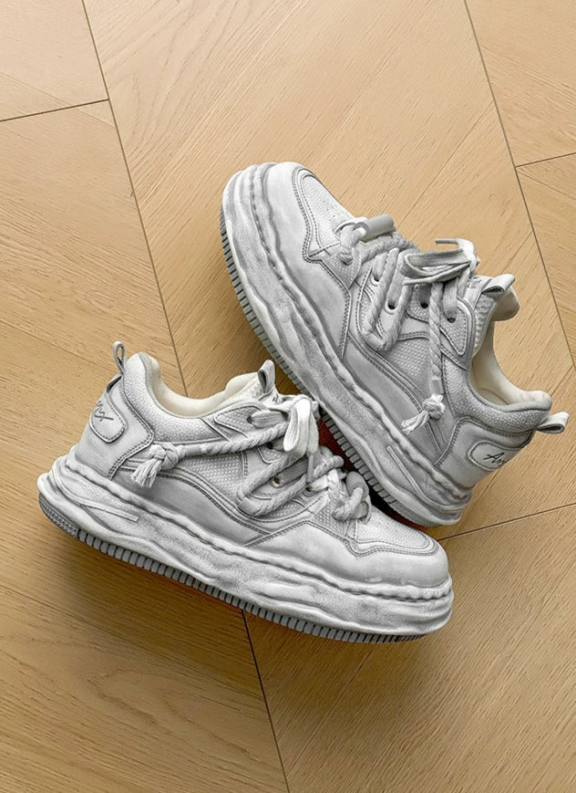 PLATFORM DIRTY ROPE SNEAKERS