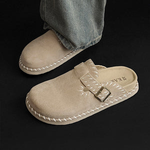 SOFT STITCH MULE SANDALS