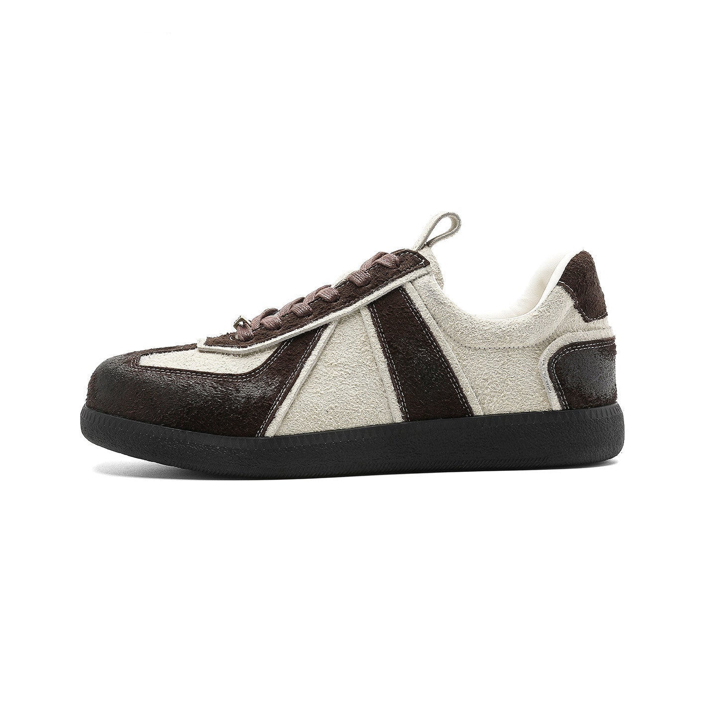 DARK SUEDE VINTAGE LOW SNEAKERS – SLAMZ