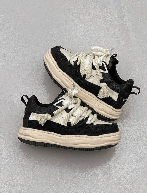 TASSEL TWIST PLATFORM SNEAKERS