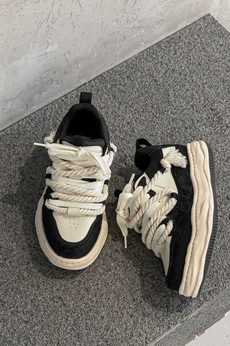 TASSEL TWIST PLATFORM SNEAKERS