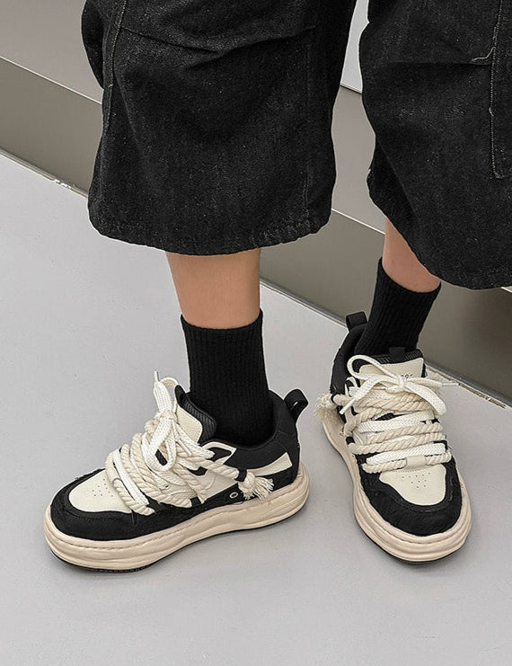 TASSEL TWIST PLATFORM SNEAKERS